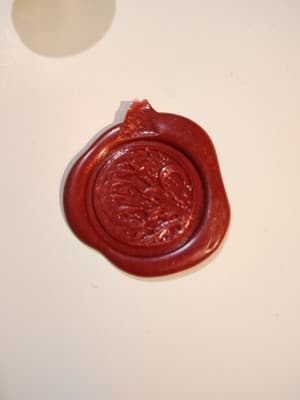 Wax Seal Stamp, With Brass Head And Wood Handle, Great For Crafts, Weddings, BDs - Thumbnail 2