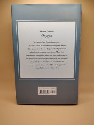 Oxygen : A Novel Hardcover Carol Wiley Cassella - Thumbnail 2