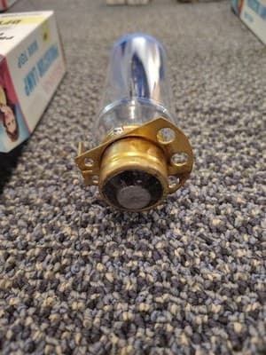 sylvania projector lamp bulb blue top 1000w 120-125v DFY New old stock - Thumbnail 5
