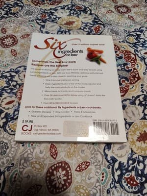 Six Ingredients or Less: Low-Carb by Carlean Johnson: Used - Thumbnail 2