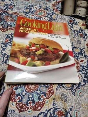 Cooking Light Anual Recipes 2004 Cookbook, Jason Burnett HardCover - Thumbnail 4
