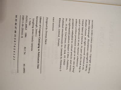 Kavanaugh, James J. Preston, Heather LAUGHING DOWN LONELY CANYONS 1st Edition 1 - Thumbnail 3