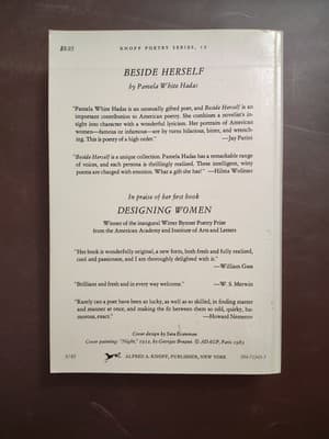 Pamela White HADAS / Beside Herself Pocahontas to Patty Hearst 1st Edition 1983 - Thumbnail 2