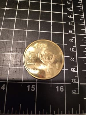 2021 Walt Disney World 50th Anniversary Souvenir Medallion Coin Jiminy Cricket - Thumbnail 2