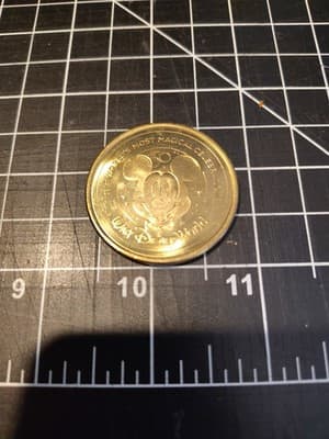 Walt Disney World 50th Anniversary Figment Medallion Coin - Thumbnail 2