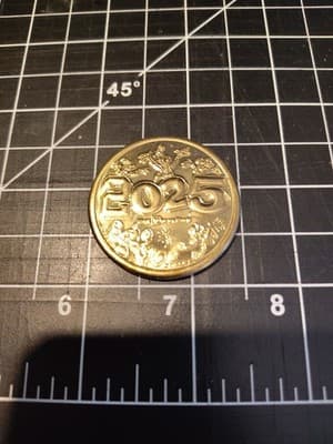 2025 Disney Donald And Daffy Duck Magic Kingdom Medallion (38mm). - Thumbnail 2