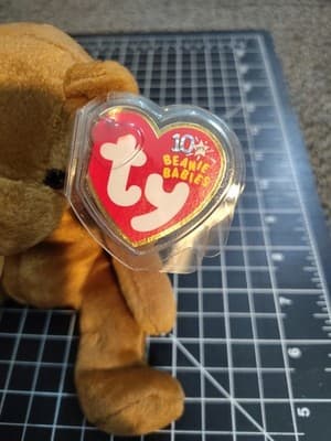 Ty Beanie Baby - SHERWOOD the Bear (7 Inch) NEW MWMTs Plush Stuffed Animal Toy - Thumbnail 3