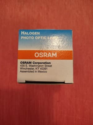ONE GENUINE OEM OSRAM FHS 93520 NAED 54979 BULB 300W 82V GX5.3 HALOGEN LAMPLIGHT - Thumbnail 3