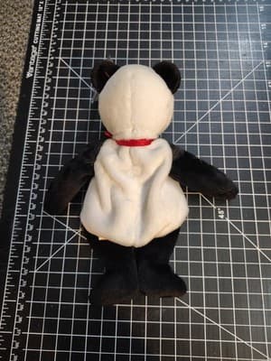 TY Beanie Baby - FORTUNE the Panda Bear (8 inch) - MWMT's Stuffed Animal Toy - Thumbnail 4