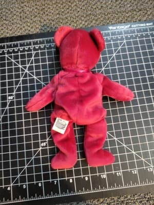 Ty Valentina the Red Bear Beanie Baby - Thumbnail 3