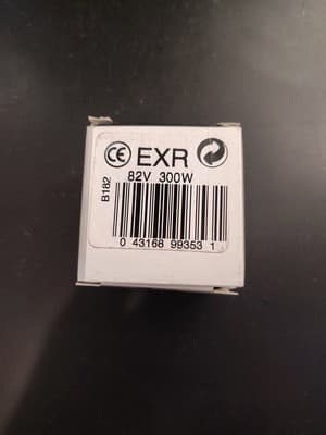 GE Quartzline Projection Lamp EXR 82V 300W New in Box - Thumbnail 2