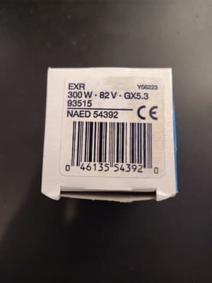 OSRAM Halogen Lamp Bulb EXR Y90274 NAED 54392 - Thumbnail 2