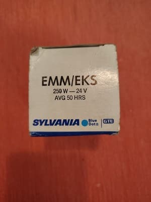 EMM EKS 250W 24V Photo Stage Projection LIGHT BULB Studio LAMP SYLVANIA 54960 - Thumbnail 2