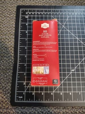 Holiday Time Clear 50 Mini Lights Incandescent 9.5' Litght New indoor/outdoor - Thumbnail 2