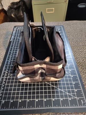 Brand New Black and White Buffalo Check Hobby Lobby Tiny Tote For Crafts - Thumbnail 5