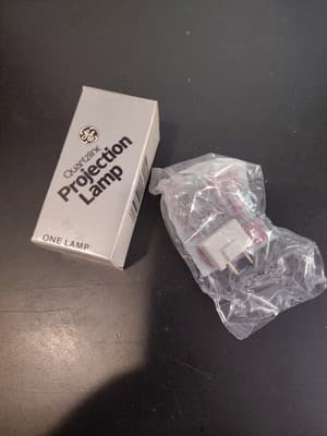 GE General Electric Quartzline Projection Lamp Light Bulb 600w 120V DYS/DYV/BHC - Thumbnail 4