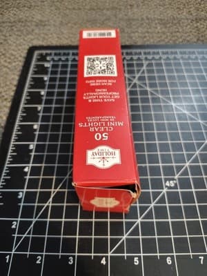 Holiday Time Clear 50 Mini Lights Incandescent 9.5' Litght New indoor/outdoor - Thumbnail 3