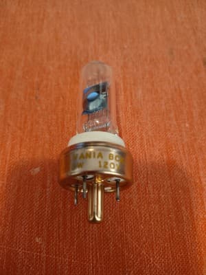 LAMP -BCK- 500W 120V- SYLVANIA for Argus - Model 909-CE12 Roundabout 910, 912 - Thumbnail 2