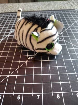 Ty Beanie Babies Zilla, Zebra 3" 8cm Stackable Teeny new rare - Thumbnail 3
