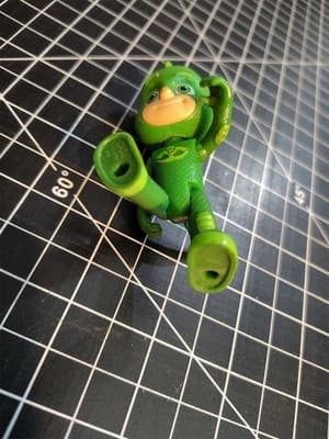 Disney Junior PJ Masks Gekko Green Poseable 3” Action Figure Just Play Frog Box - Thumbnail 6