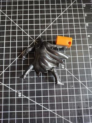 McDonald's DC Batman shooting toy figure as is - Thumbnail 2