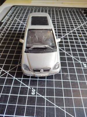 Die Cast A 160 - 1999 - Mercedes-Benz Smart Toys Silver Pull-back B28 - Thumbnail 4