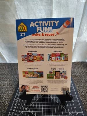 School Zone Activity Fun! Write & Reuse Workbook (Paperback or Softback) - Thumbnail 2