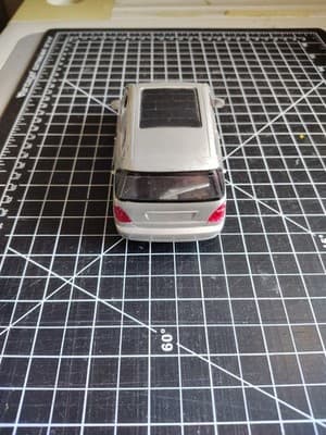 Die Cast A 160 - 1999 - Mercedes-Benz Smart Toys Silver Pull-back B28 - Thumbnail 3