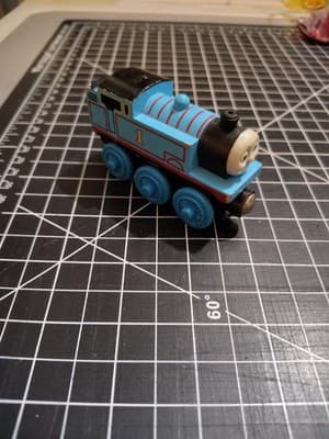 Thomas And Friends Wooden Train - Thomas The Tank Engine Blue #1 - Thumbnail 2