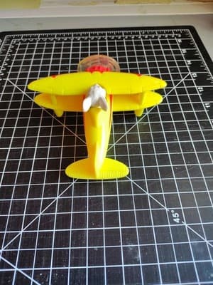Wendy’s Restaurant Stuart Little Mouse In Bi Plane Toy - Thumbnail 2