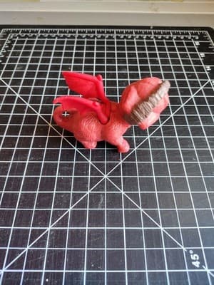 Shrek Franchise - McDonalds The Third Red Baby Dragon Happy Meal Toy - Thumbnail 2