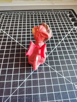 Shrek Franchise - McDonalds The Third Red Baby Dragon Happy Meal Toy - Thumbnail 3