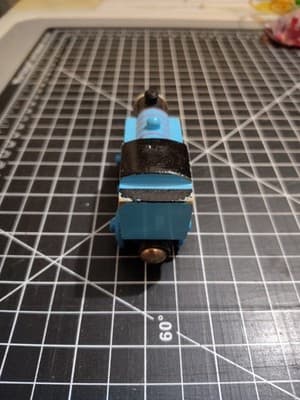 Thomas And Friends Wooden Train - Thomas The Tank Engine Blue #1 - Thumbnail 3