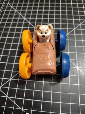 McDonalds Happy Meal Toy 101 Dalmatians Flip Car Dog Pig - Thumbnail 2