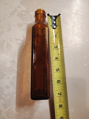 Capudine For Headache Vintage Bottle Brown 6.75 inches Tall - Thumbnail 2