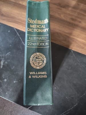 Stedman's Medical Dictionary Hard Cover 22nd Edition Thumbnail 1972 - !32 - 10B - Thumbnail 3