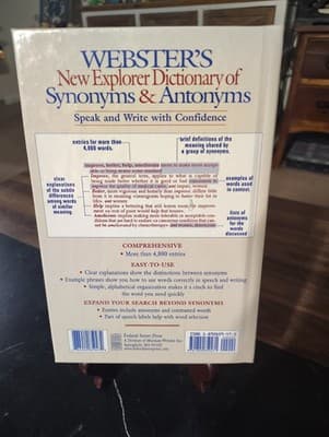 Webster's New Explorer Dictionary of Synonyms and Antonyms by Inc. Staff... - Thumbnail 2
