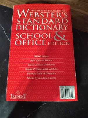 The New International Webster's Standard Dictionary School Off - Thumbnail 2