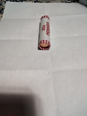 🔥 BANK SEALED Penny Roll – 1 Full Roll (50 Pennies) UNSEARCHED From Bank‼️ - Thumbnail 2