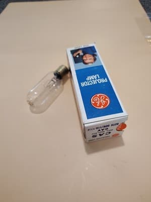 CAV CAS BZW 50W 120V Photo Projection LIGHT BULB LAMP Projector USA NEW GE 29163 - Thumbnail 5
