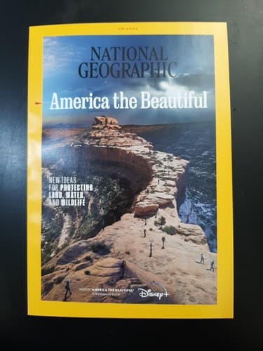 September 2022 National Geographic Magazine America The Beautiful Paperback