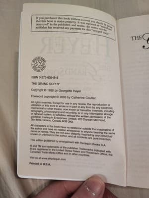 The Grand Sophy by Heyer, Georgette - Thumbnail 3