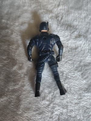 Army Soldier/ Swat Officer In Blue 4” Action Figure Plastic Toy - Thumbnail 2