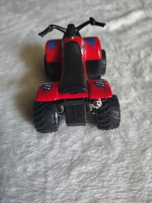 Smart ATV Red Kinsmart 3506D 3.5" Diecast Model Toy Car. EUC - Thumbnail 3
