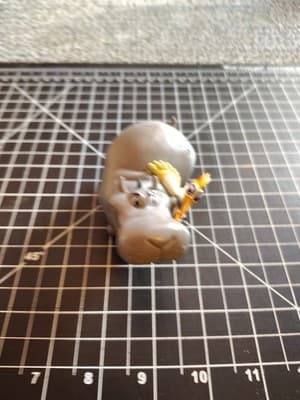 Disney Lion King The Lion Guard Beshte Hippo & Ono Bird Figure Toy - Thumbnail 3