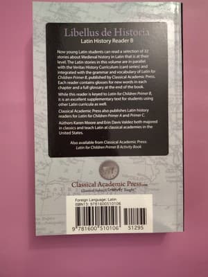 Latin for Children, Primer B History Reader by Erin Davis and Karen Moore (2005, - Thumbnail 2