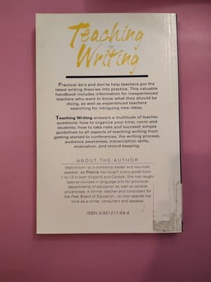 Teaching Writing : The Nuts and Bolts of Running a Day to Day Wri - Thumbnail 2