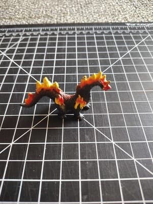 Safari Ltd Fire Dragon Figure Cake Topper Toy - Thumbnail 2