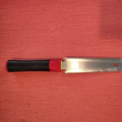 Japanese Hand Saw 6 Inch Double Edge Sided Pull Saw Ryoba SK5 Flexible Blade - Thumbnail 2