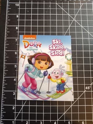 Nickelodeon Fun Studio Intl. Advent Mini Book Dora The Explorer Ski Skate Sled